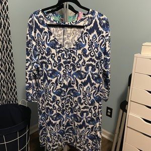 Lilly Pulitzer Long Sleeve Flamingo Dress